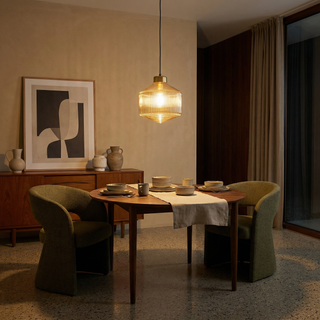 Modern Hanging Lamp – Nordic Pendant Light With Adjustable Glass Metal Design
