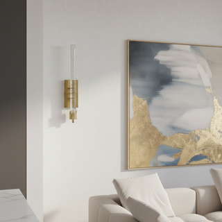 Modern Crystal Wall Light – Elegant LED Wall Sconce With Soft Ambient Lighting