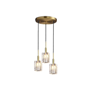 Lámpara de techo de cristal - Lámpara colgante de ambiente romántico para la iluminación de la sala de estar