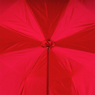 Swarovski black double cloth red interior umbrella open canopy