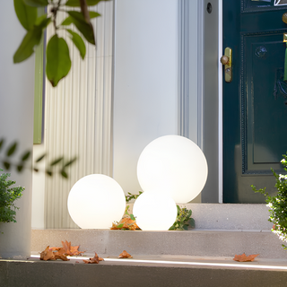 Rechargeable Solar Garden Lamp – Portable Color Changing LED Sphere Light IP65