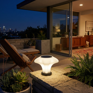 Outdoor Solar Lamp – Stainless Steel LED Solar Lantern | Energy Saving Garden Light