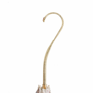 Romantic flower double cloth brass handle gift box umbrella open