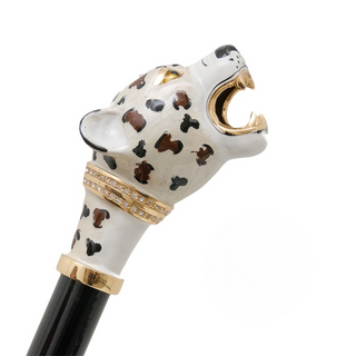 Enameled brass handmade Italian double cloth manual umbrella top view