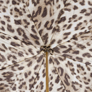 Enameled brass handmade Italian double cloth manual umbrella open