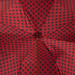 Black red Italian handmade double cloth acetate umbrella gift box