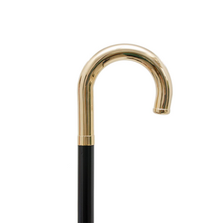 Designer jungle handmade Italian ivory brass handle umbrella canopy