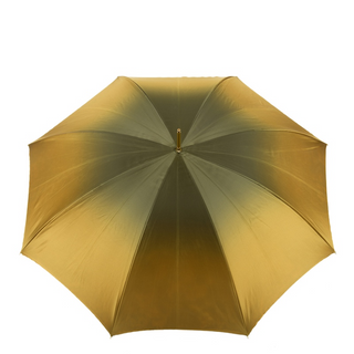 Animalier floral print luxury Italian women's umbrella handle view