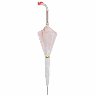 Starfish enameled brass handmade Italian luxury umbrella close-up