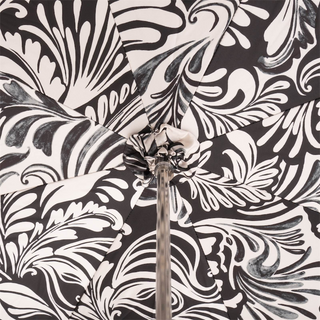Vintage giraffe aluminum handle handmade Italian umbrella open canopy