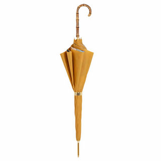 Fruit pattern bamboo handle manual lightweight umbrella close-up