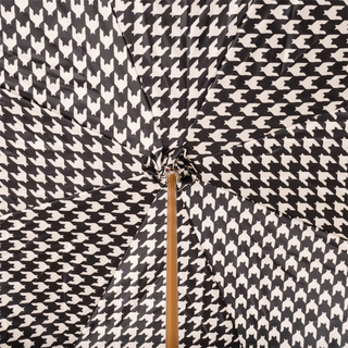 Ivory acetate handle handmade Italian polyester umbrella open canopy