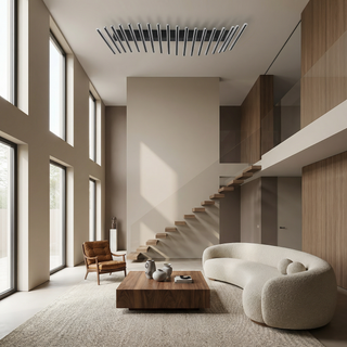 Semi-Flush Chandelier – Modern LED Ceiling Light | Iron Fixture for Dining Room