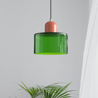 Suspension Bauhaus – Luminaire Moderne en Verre pour Îlot de Cuisine avec Culot E27