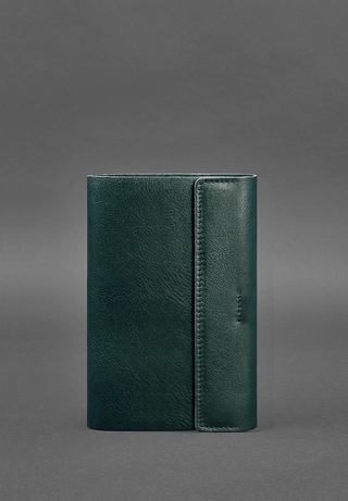 leather bound notebook handcrafted genuine leather journal pen holder magnetic closure detail