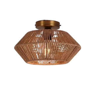 ASMILA Contemporary Geometric Metal Ceiling Light – Black Modern Fixture