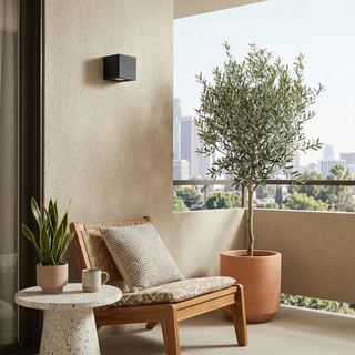 Applique Murale en Céramique Noire – Luminaire Géométrique Moderne pour un Éclairage Ambiant Chaleureux