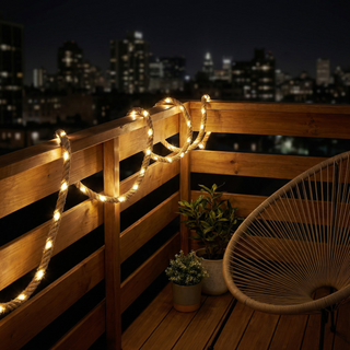 Rustic Light Garland – Elegant String Lights With Soft Warm Glow & Easy Install