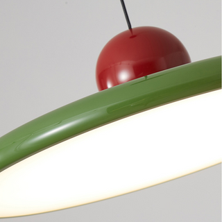 Nordic pendant lamp with soft warm glow metal shade