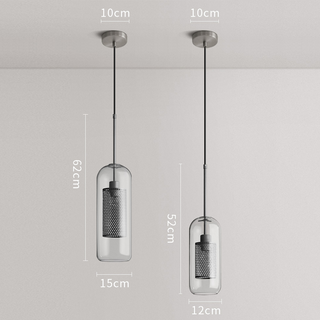 Suspension en verre – Suspension moderne avec longueur réglable et finition dorée