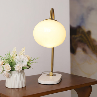 Marshmallow lamp ambient wide — glass metal unique