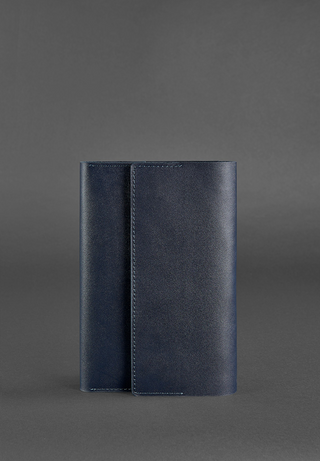 leather bound notebook a5 leather journal cover pen loop magnetic closure lifestyle view