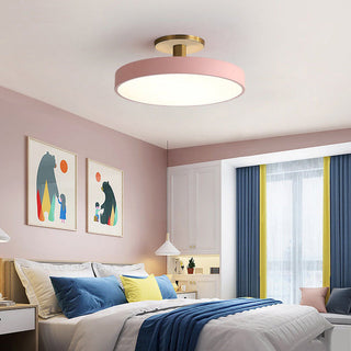 LED acrylic ceiling light, semi-flush mount bedroom dining