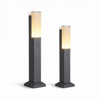 Lampe de jardin LED en aluminium – Luminaire LED de terrasse durable | Éclairage extérieur résistant aux intempéries