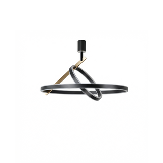 Double Ring Ceiling Light – Modern Aluminum Ring LED Ambient Lighting Fixture