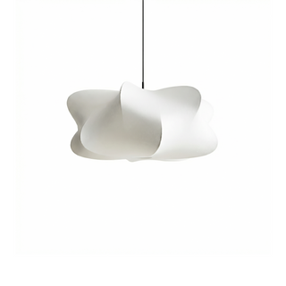 Silk Pendant Light – Japanese Pendant Lamp With Hand-Woven Silk Fabric For Living Room