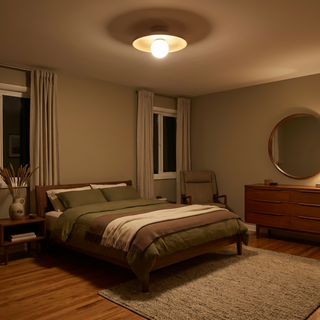 Wood Ceiling Light – Modern Natural Wood Lighting With Warm Ambient LED Illumination