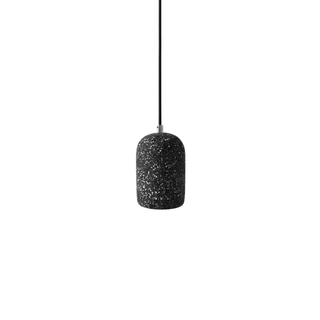 Vintage Pendant Light - Industrial Pendant Lamp with Cement Lampshade & Warm LED