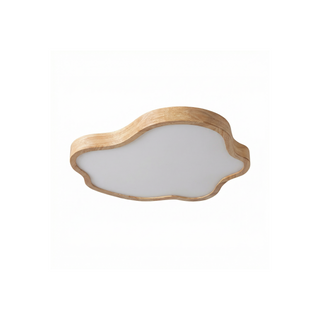 Eco LED Ceiling Light – Modern Wood & Acrylic Lamp With Adjustable Color Temperature