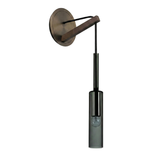 Blown Glass Wall Light – Elegant Wall Lighting With Tinted Glass Sconce