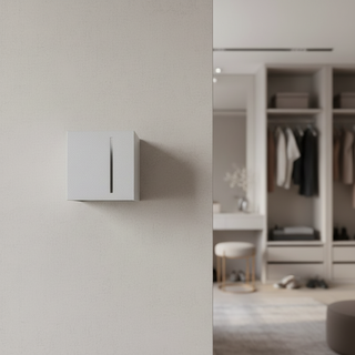 Modern Wall Light - Gray Aluminum Minimalist Wall Sconce for Ambient Lighting