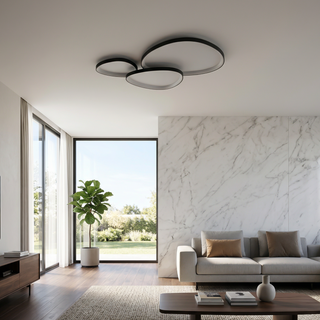 Modern LED Ceiling Light – Artistic Sculptural Design | Adjustable Ambient Lighting