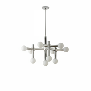 Nordic Glass Chandelier – Modern Ceiling Light | Scandinavian Lighting Fixture