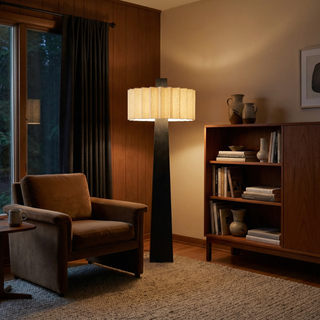 Metal Table Lamp – Scandinavian LED Reading Light With Touch Switch & Iron Base