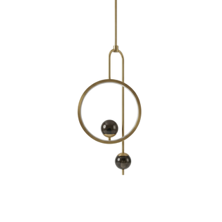 Modern Ring Pendant Light – LED Hanging Lamp With Adjustable Height & Warm Accent Lighting