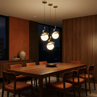 Orbia Pendant Lamp – Modern Pendant Light With Glass Iron Lamp Design