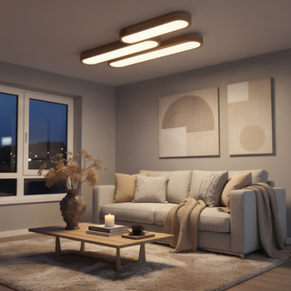 Ecological Led Ceiling Light – Modern Ceiling Lamp With Soft Light Diffuser