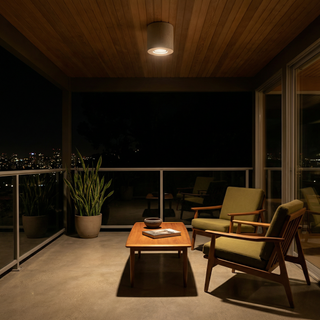Plafonnier Industriel en Béton – Suspension Grise Style Loft Moderne