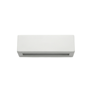 White Ceramic Wall Light – Modern Wall Sconce | Ambient Lighting Fixture