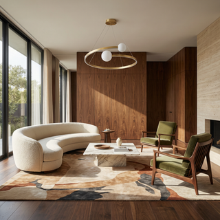 Gold Chandelier – Modern Luxury Lighting with Opal Glass Diffuser & Elegant Design