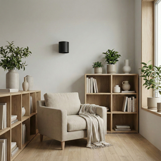 Black Wall Light – Minimalist Double Beam Lighting Fixture for Living Room Ambiance