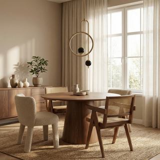 Modern Ring Pendant Light – LED Hanging Lamp With Adjustable Height & Warm Accent Lighting