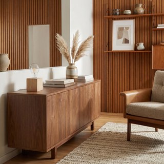 Natural Wood Desk Lamp – Minimalist Wooden Table Lamp With Soft Ambient Lighting