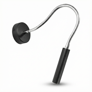 Minimalist Black Wall Light – Adjustable Modern Wall Lighting for Reading Nooks