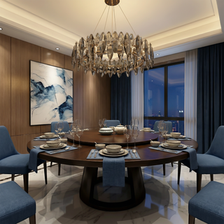 Crystal Pendant Light – Modern Dimmable Lamp with Remote Control for Living Room