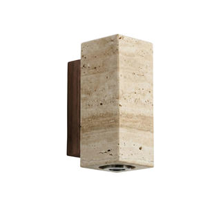 Marble Wall Sconce – Modern Aluminum Wall Light | Soft Bedroom Lighting